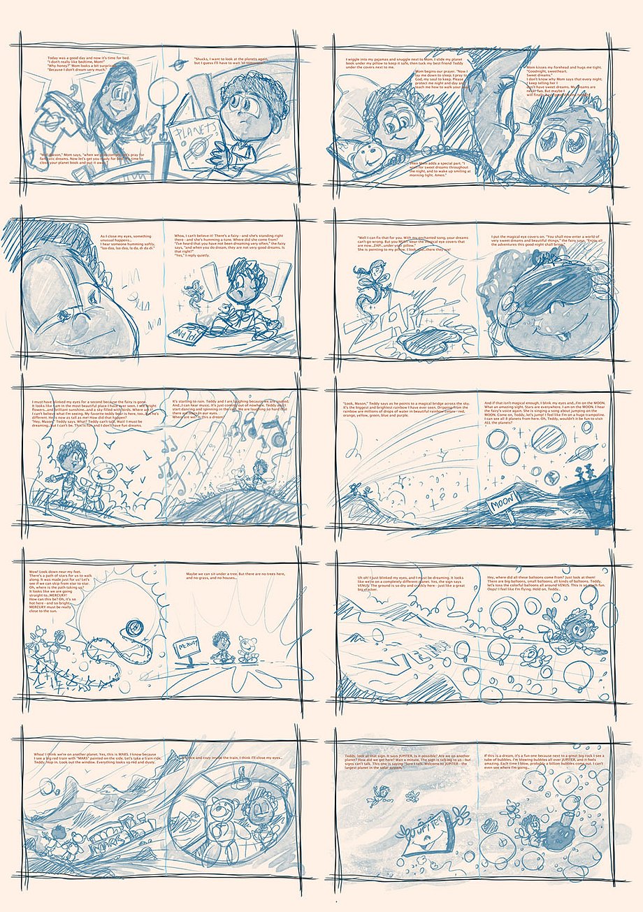 STORYBOARD Sweet dreams 1A